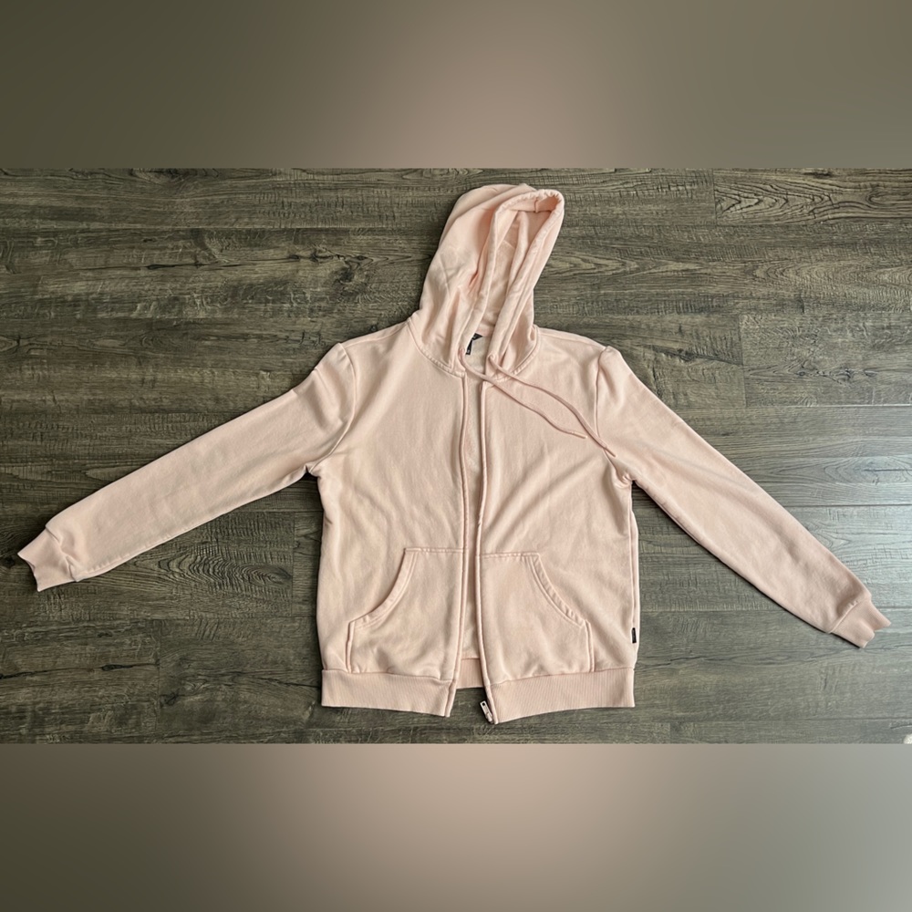pink zip-up!